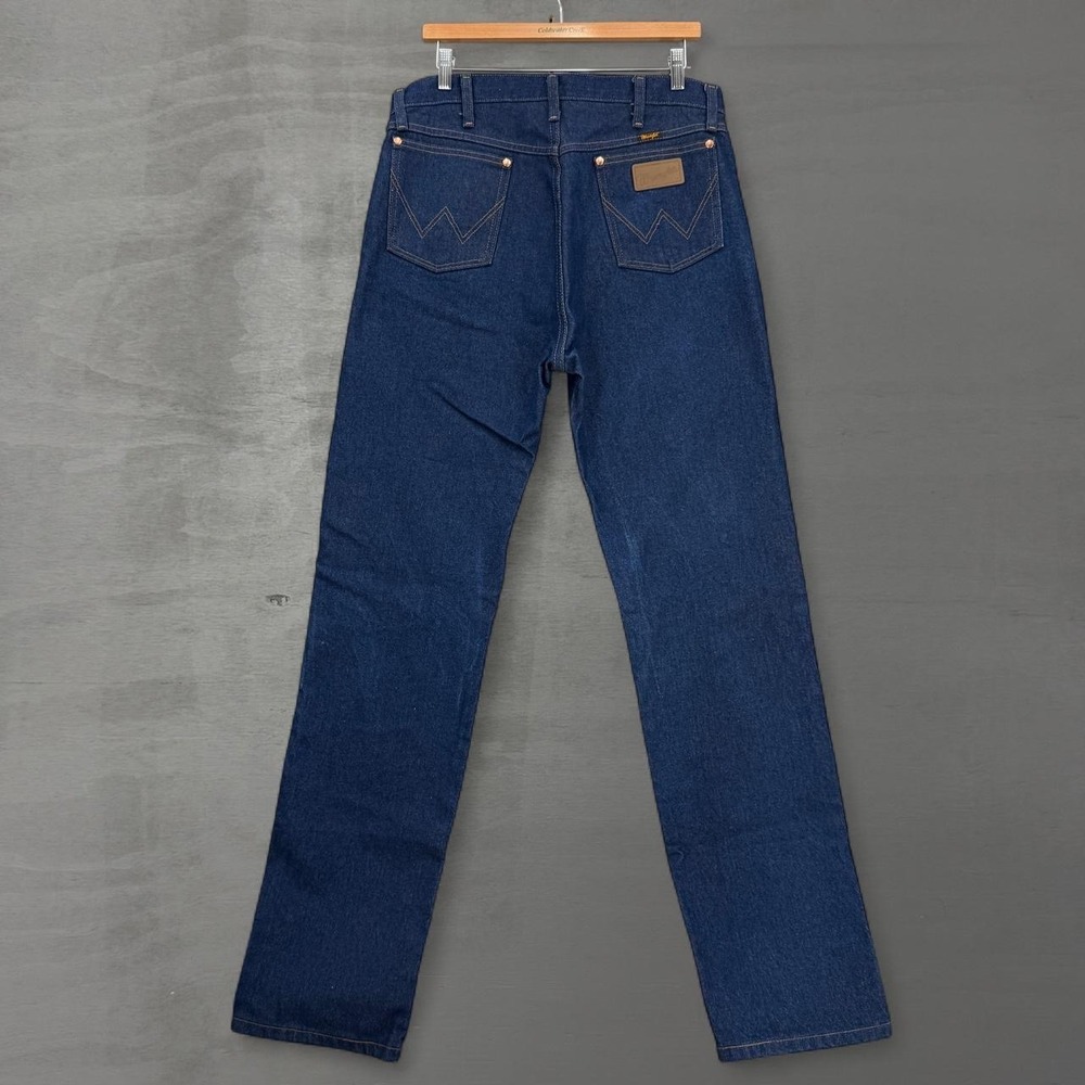 Vintage Wrangler Jeans Blue Cowboy Cut 13MWZ Straight Leg Denim 34 x 36